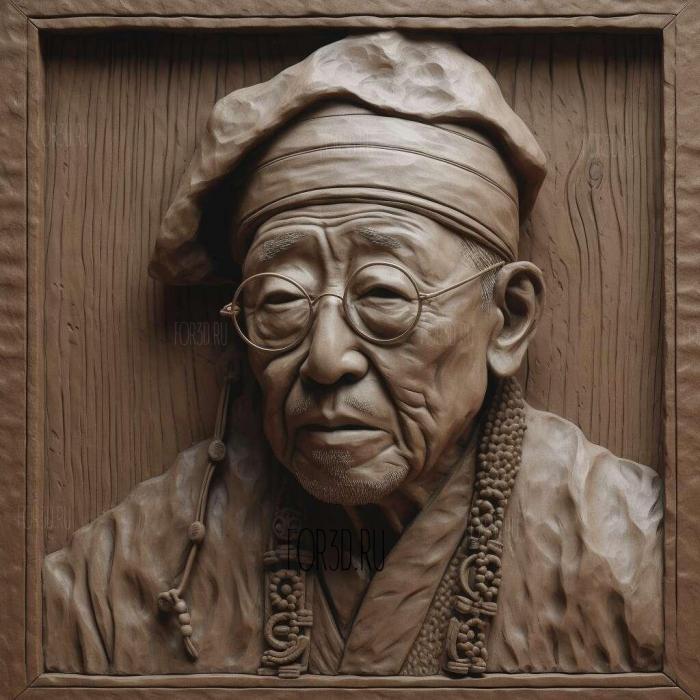 akira kurosawa 3 stl model for CNC